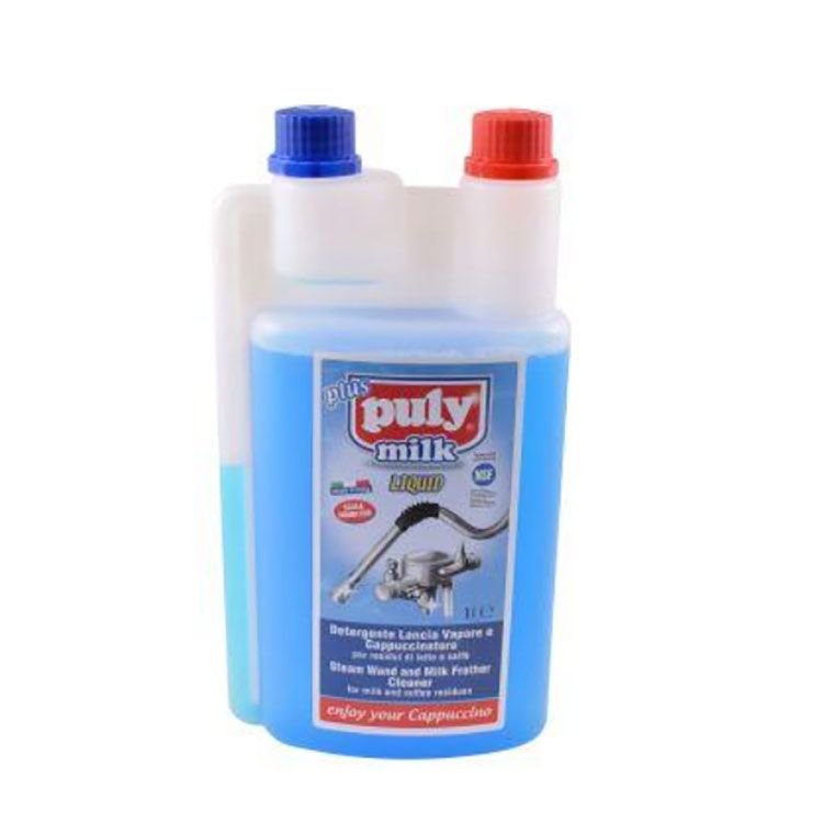 Puly Caff - Detergent - Cleans Milk from Frothers and Steam Tubes - 1litre