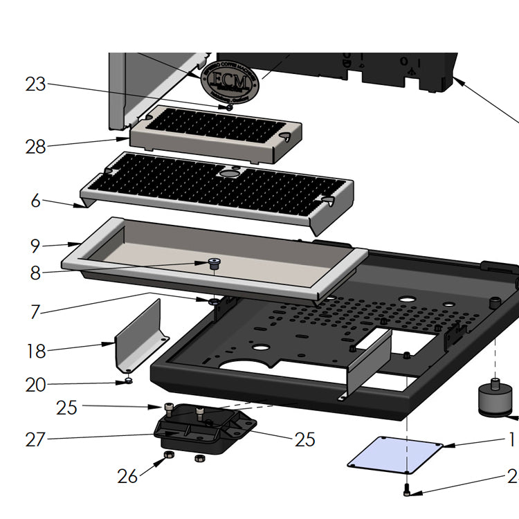 ECM Synchronika High Grid Tray