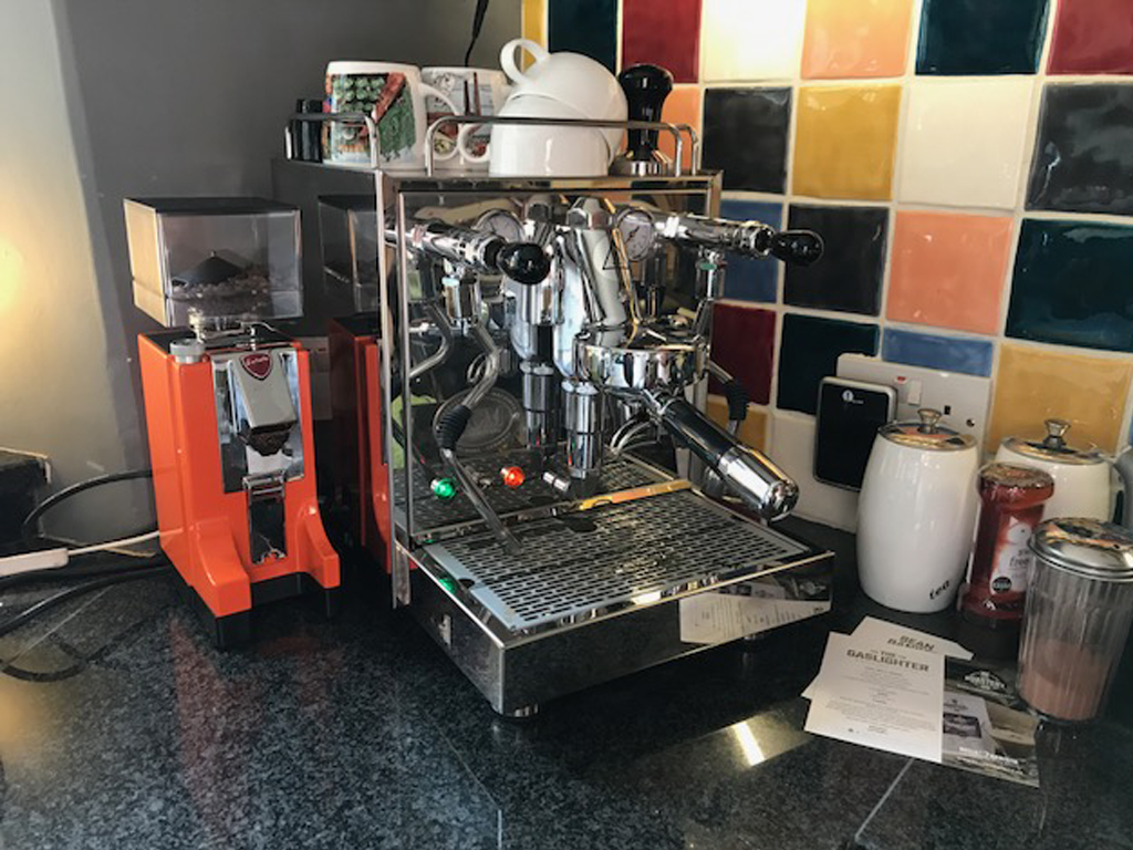 ECM Mechanika Profi with Eureka Mignon MK II Orange