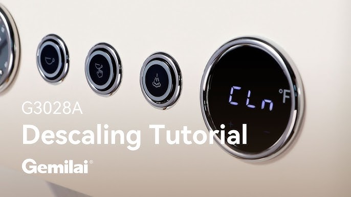Ele G3028A Espresso Machine | Descaling Tutorial | Gemilai