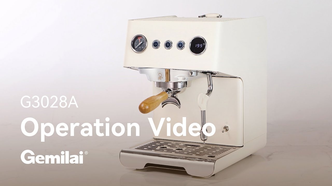 Ele G3028A Espresso Machine｜Unboxing & Setup｜Gemilai