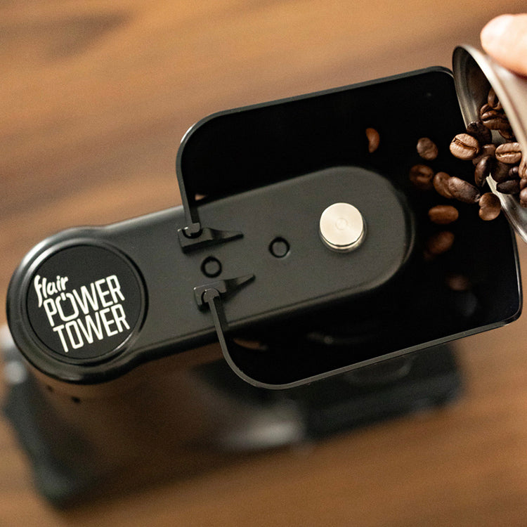 Flair Power Tower, 2 in 1 Hand/Electric Grinder