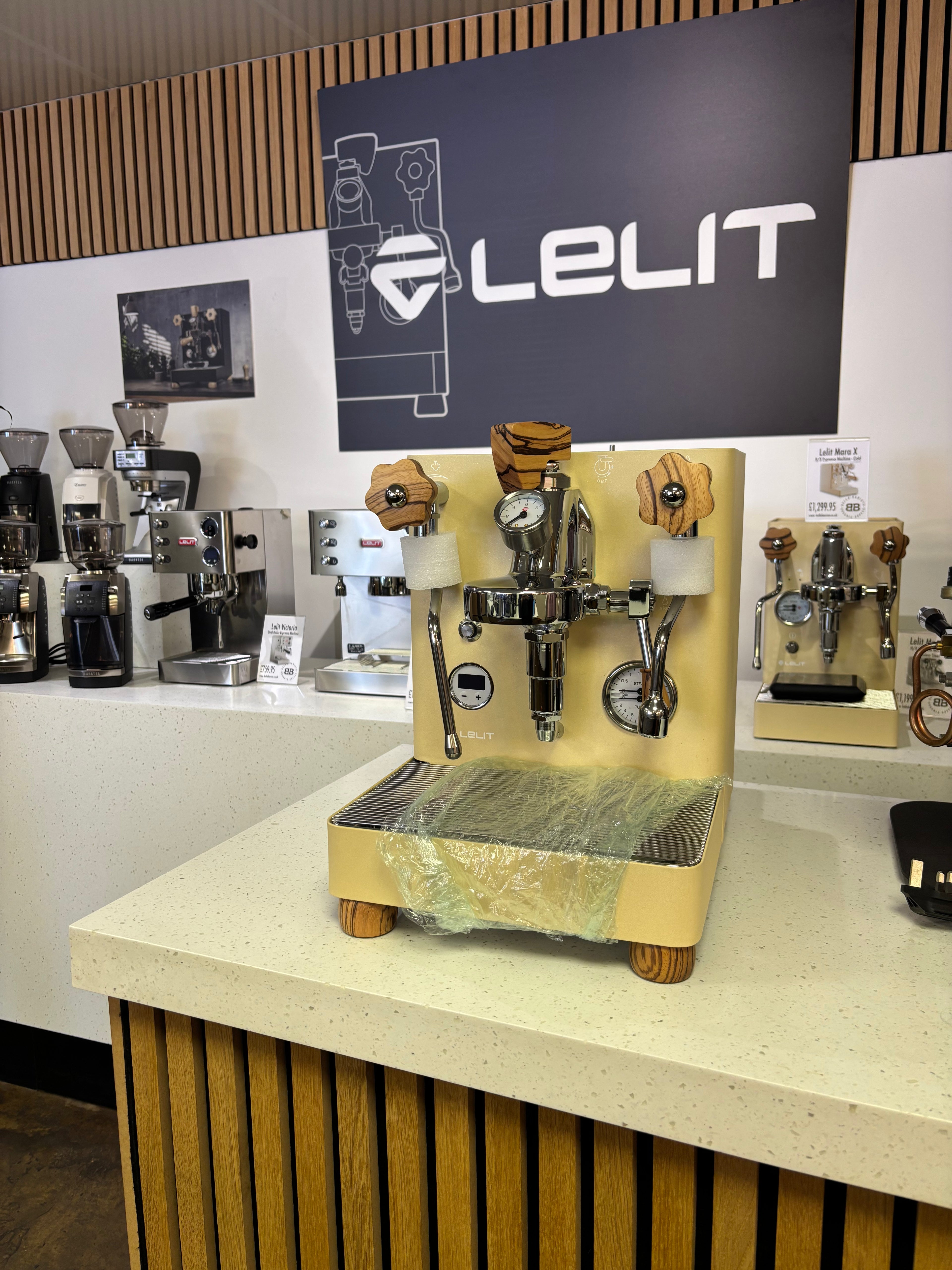 Used Once Lelit Bianca V3 Dual Boiler in Gold