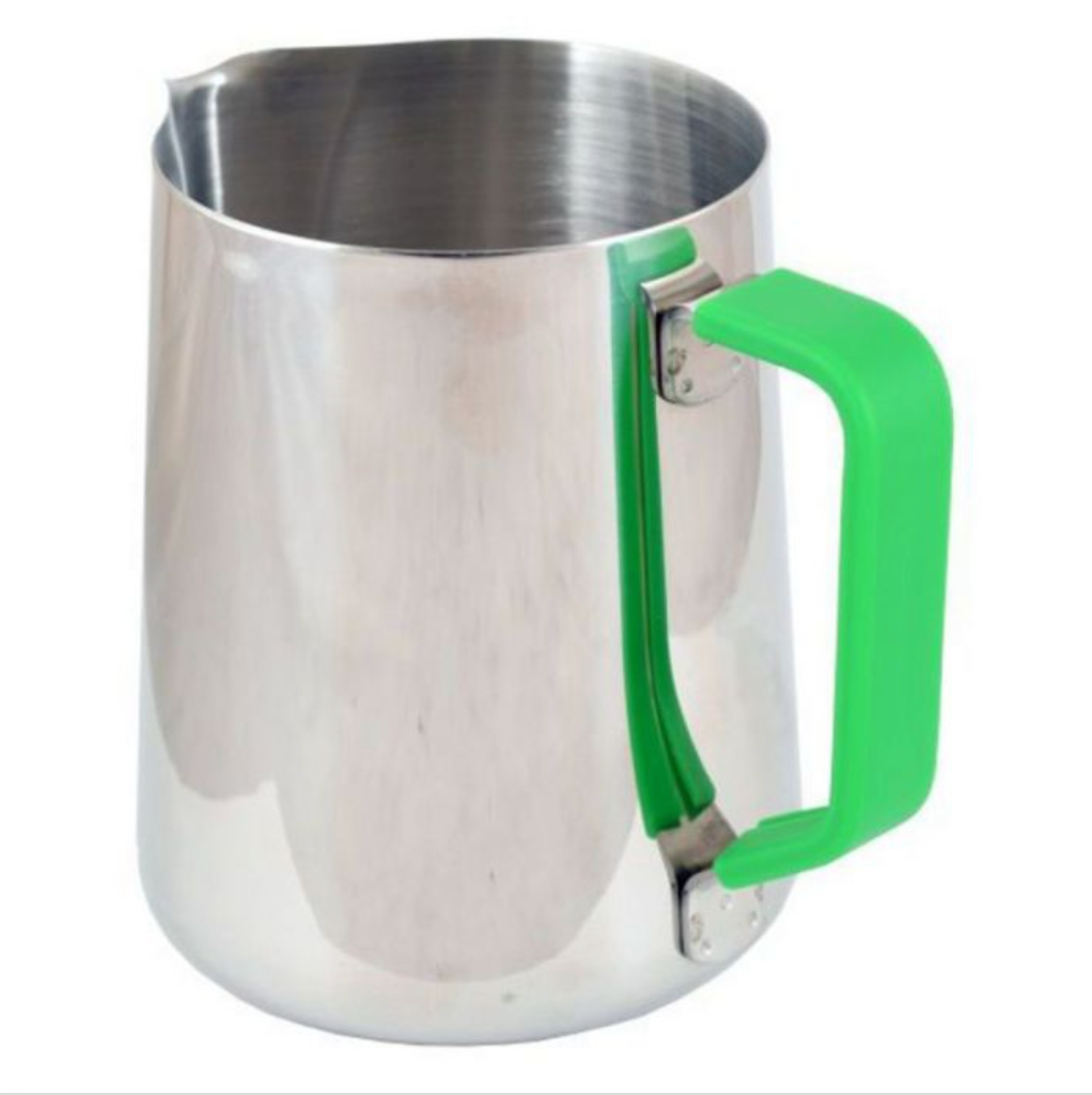 Green Handle Silicone Sleeve for Milk Pitcher Jug