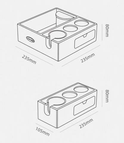 MHW-3Bomber Multi Functional Residue Knock Box Large and Small