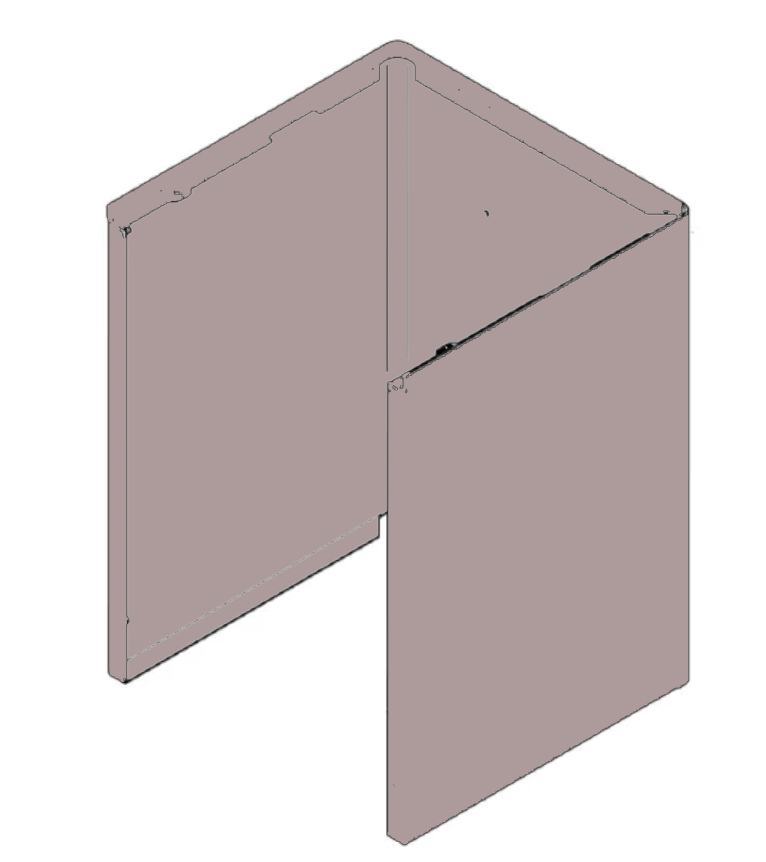 Rancilio Silvia Pro/X rear panel - Stainless Steel