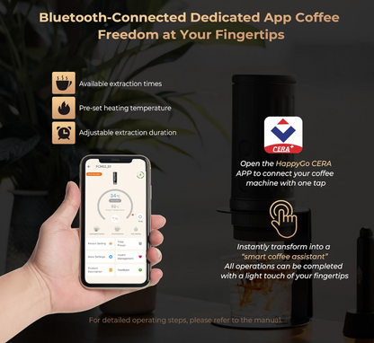 PCM03S+ Smart Portable Espresso Maker by Cera