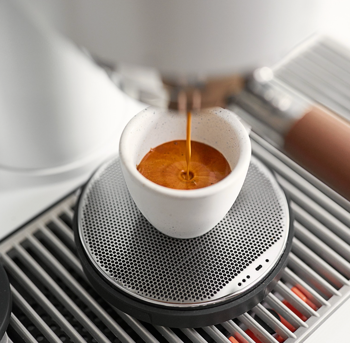Meraki Espresso Cup and Saucer made from recycled coffee grounds