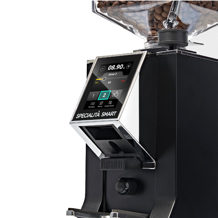 Eureka Mignon Specialita Smart Grinder with Free Magnetic Dosing Funnel