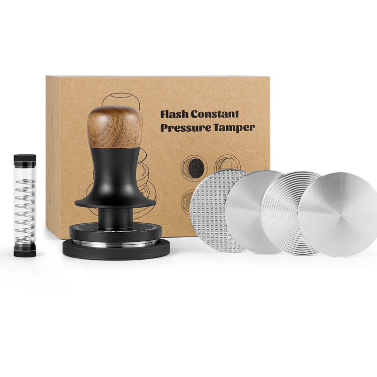 MHW-3Bomber Spring Loaded Tamper with Four bases - Bella Barista