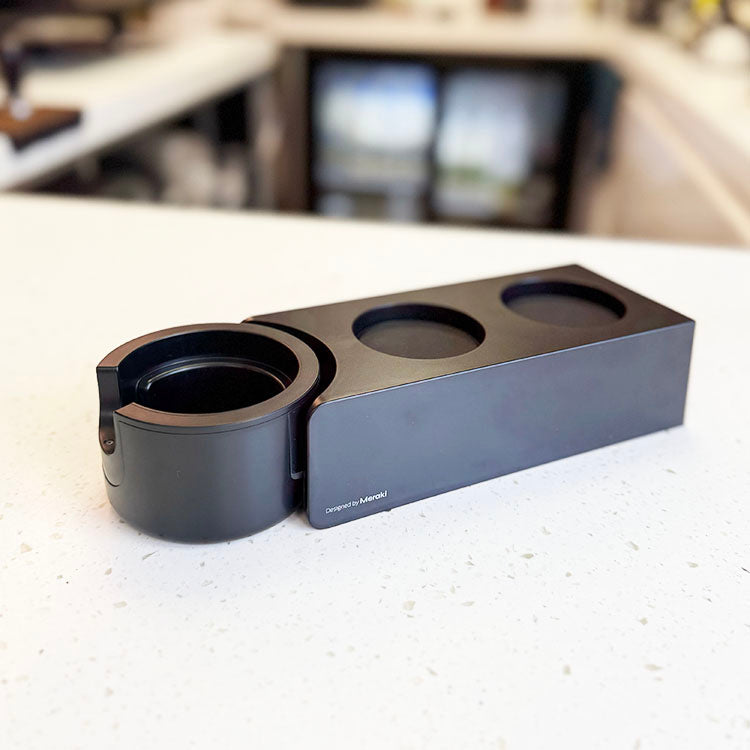 Meraki Tamping Station with slide out drawer