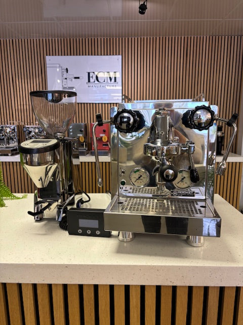 Used 2017 Rocket Espresso R Cinquantotto R58 + Chrome Fausto Grinder package offer - 30 Day Warranty