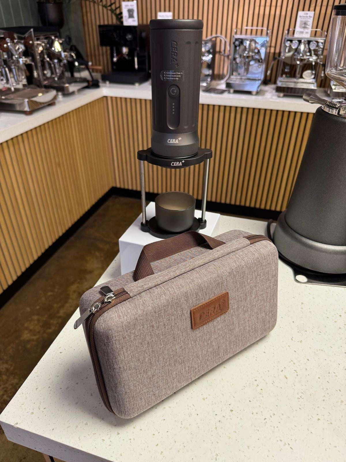 PCM03S+ Smart Portable Espresso Maker by Cera