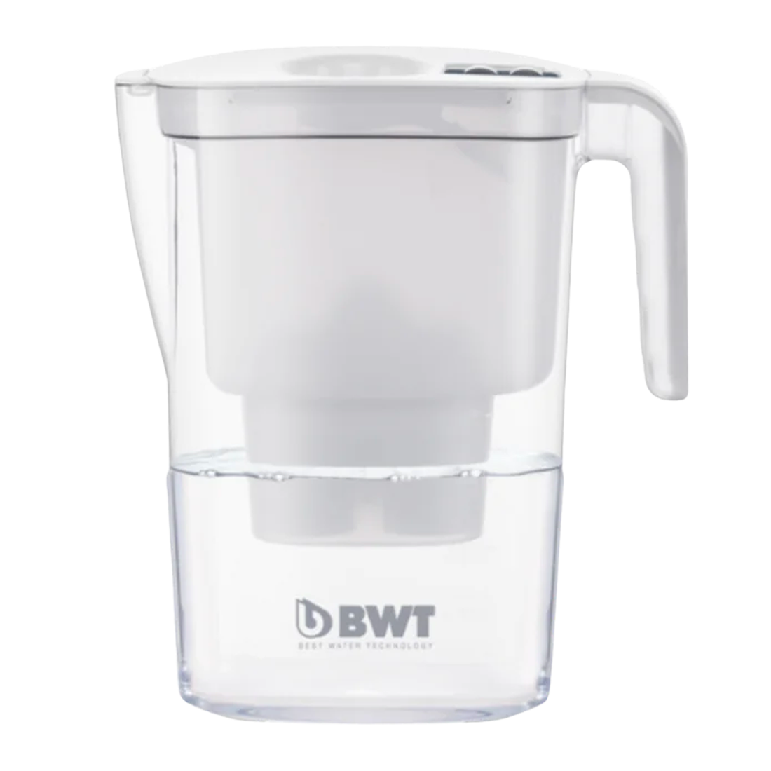 BWT Vida 2.6l Filter Jug with Filter - White with Manual Counter