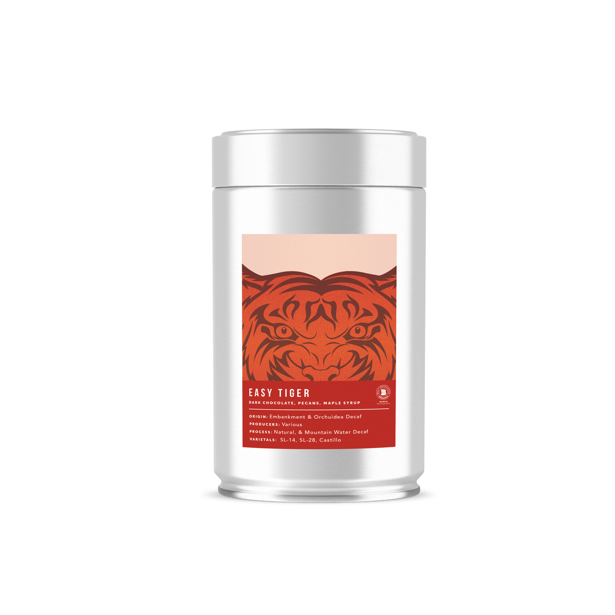 Easy Tiger Low Caffeine Blend - Organic Coffee