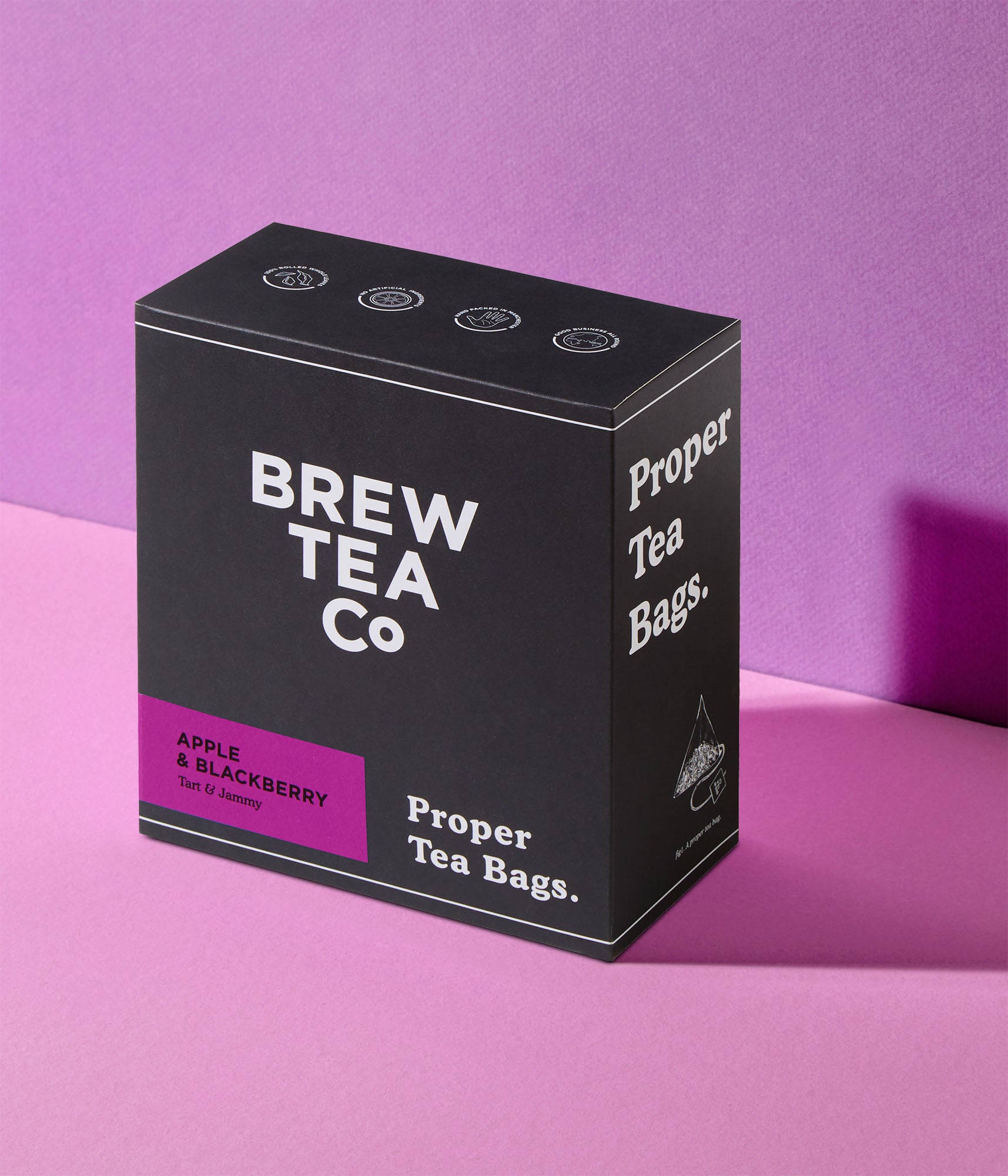 Brew Tea Co - Apple &amp; Blackberry, 100 Tea Bags