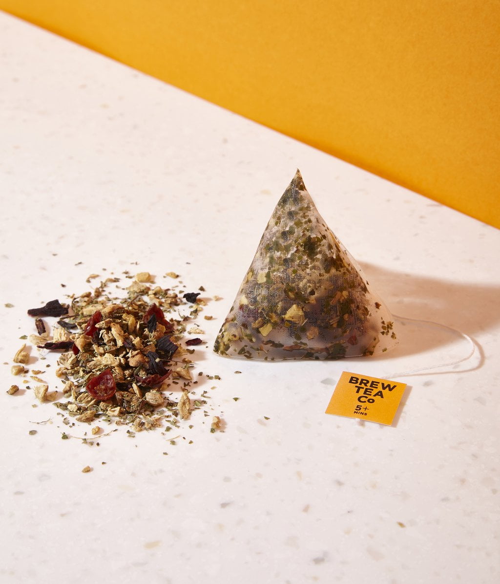 Brew Tea Co - Lemon &amp; Ginger, 100 Tea Bags