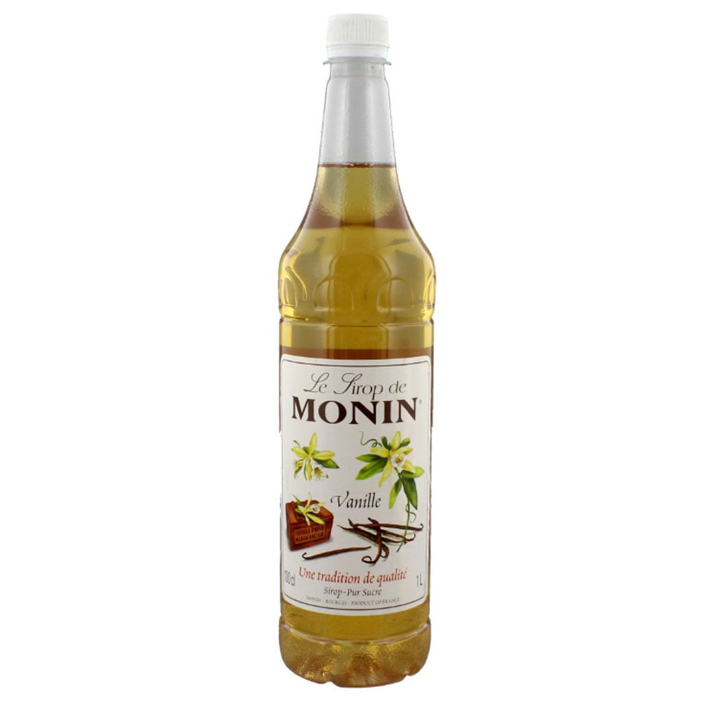 Monin Vanilla Syrup 1L - Plastic bottle