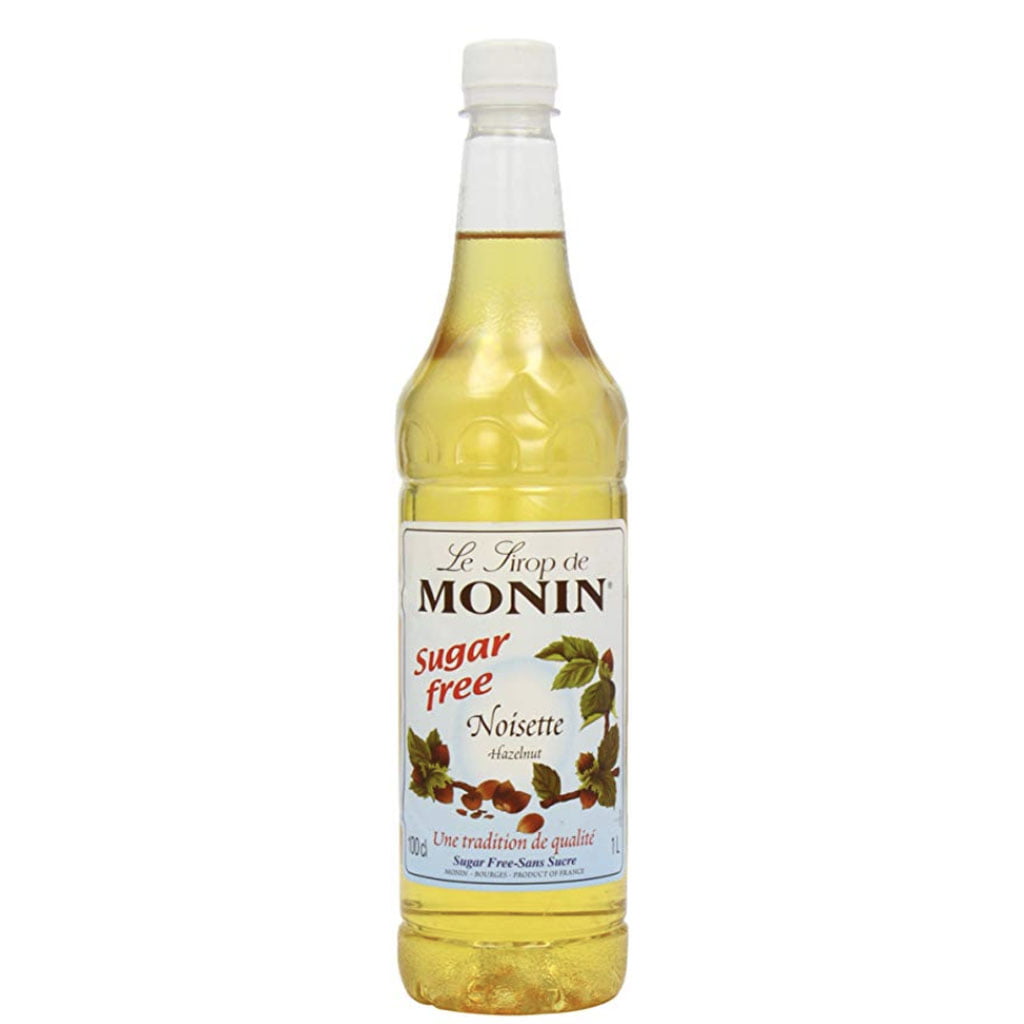 Monin Sugar Free Hazlenut 1ltr - Plastic bottle