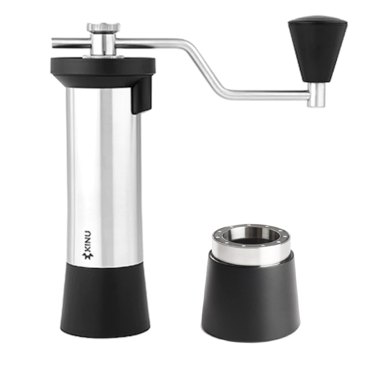 Kinu M47 Simplicity Hand Grinder and Magnetic cup bundle