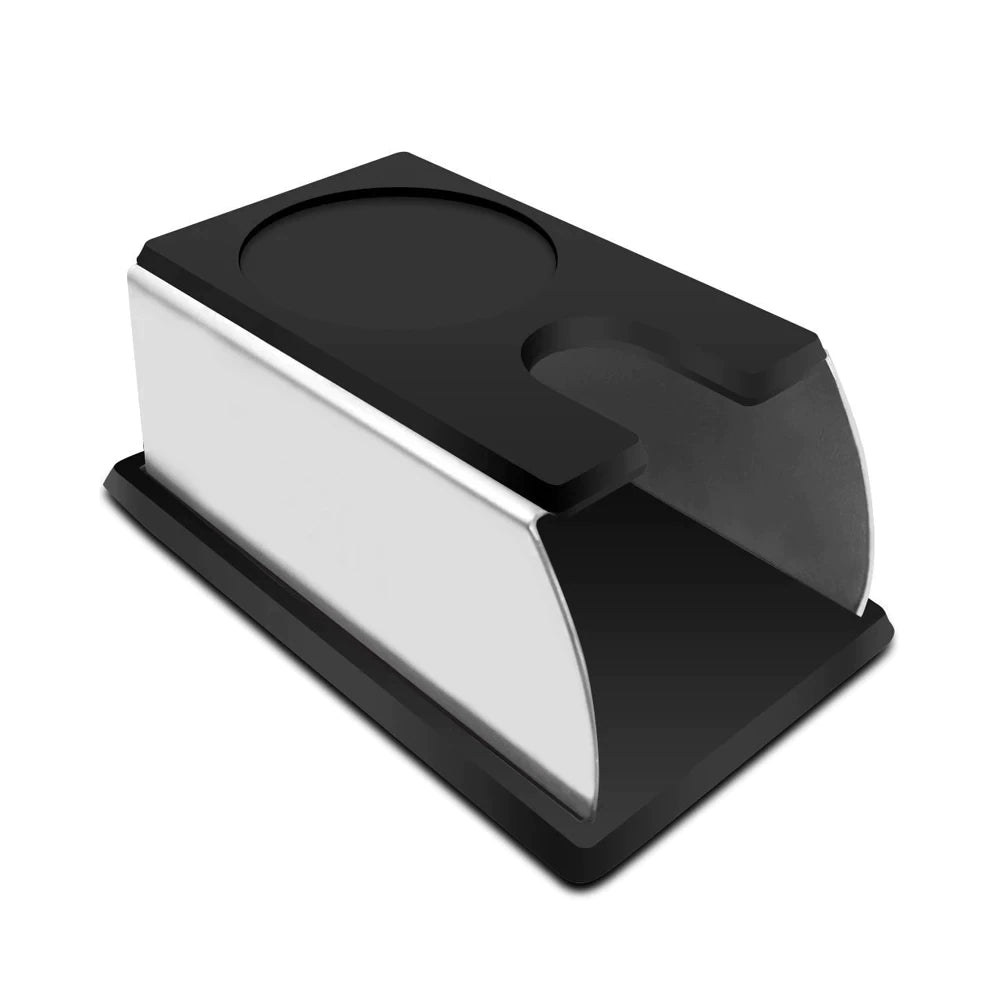 Stainless Steel and Silicone Tamping Stand