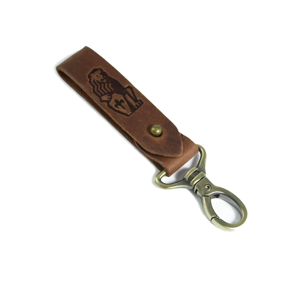 La Marzocco Leather Keychain