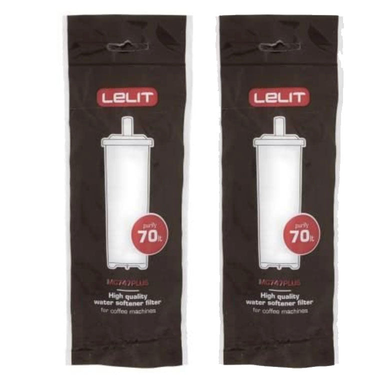 Pack of 2 Lelit Resin Water Filter water tank (70 l endurance).