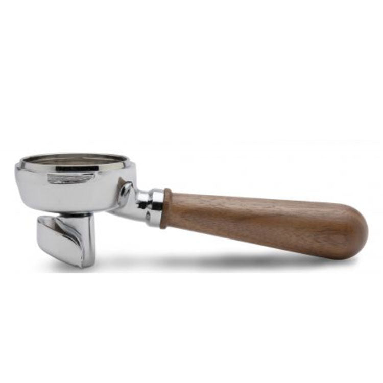 Lelit 58mm Wood Porta Filter handle with 4 Baskets