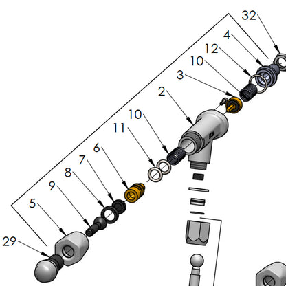 ECM Synchronika Tap spindle gasket